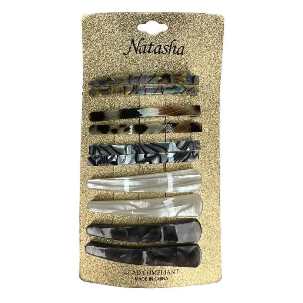 Natasha Resin 10 Piece Bobby Set NWT